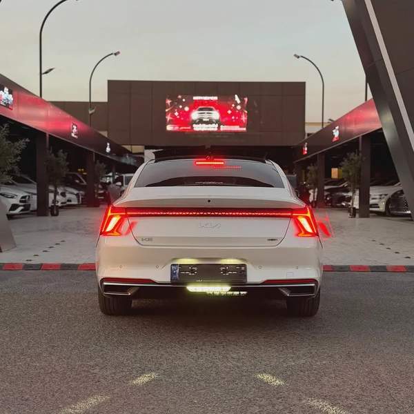 Kia K8 2023 Hybrid | Korean Specs | Clean Title | 37K KM | White | كيا K8 2023 هايبرد وارد كوري كلين