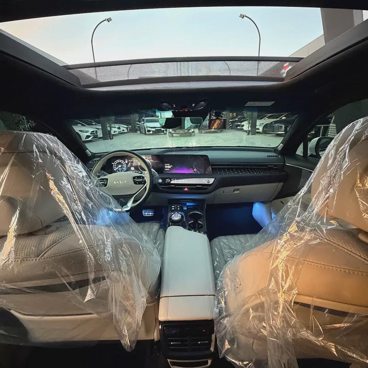 Kia K8 2023 Hybrid | Korean Specs | Clean Title | 37K KM | White | كيا K8 2023 هايبرد وارد كوري كلين-6-6