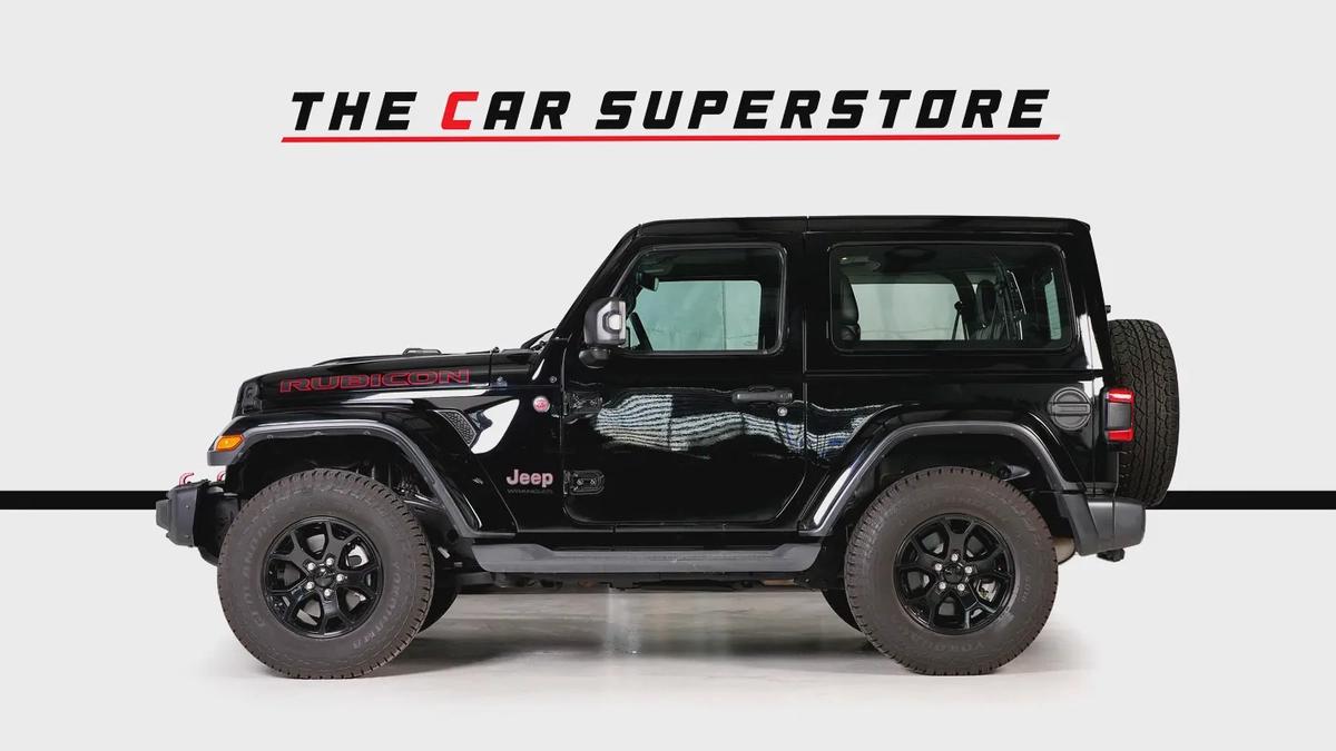 Jeep Wrangler Rubicon-GCC-Low Mileage-AL Futtaim Full Service History-Differential Locks-4-4