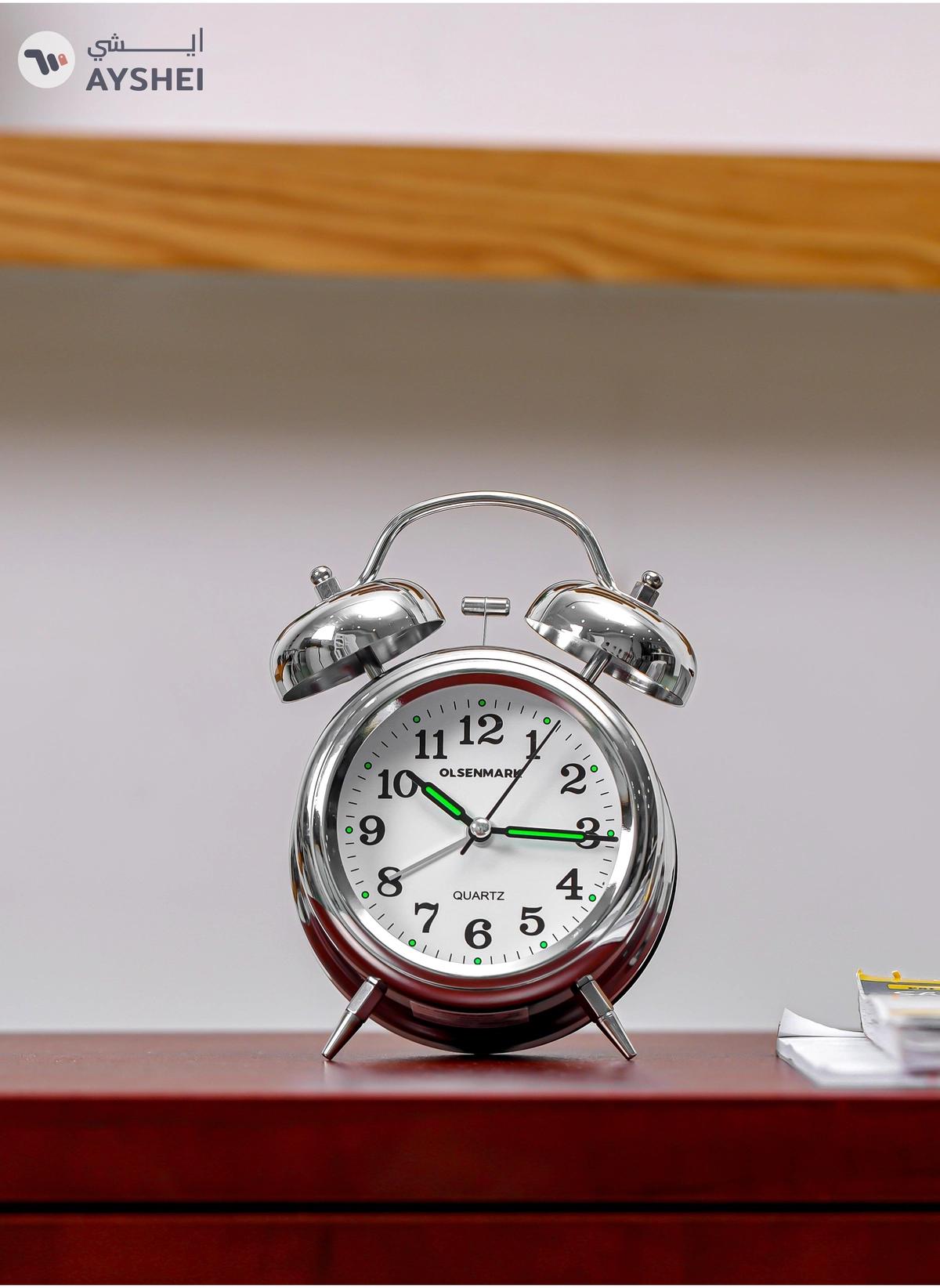 Olsenmark Twin Bell Alarm Clock-3-3