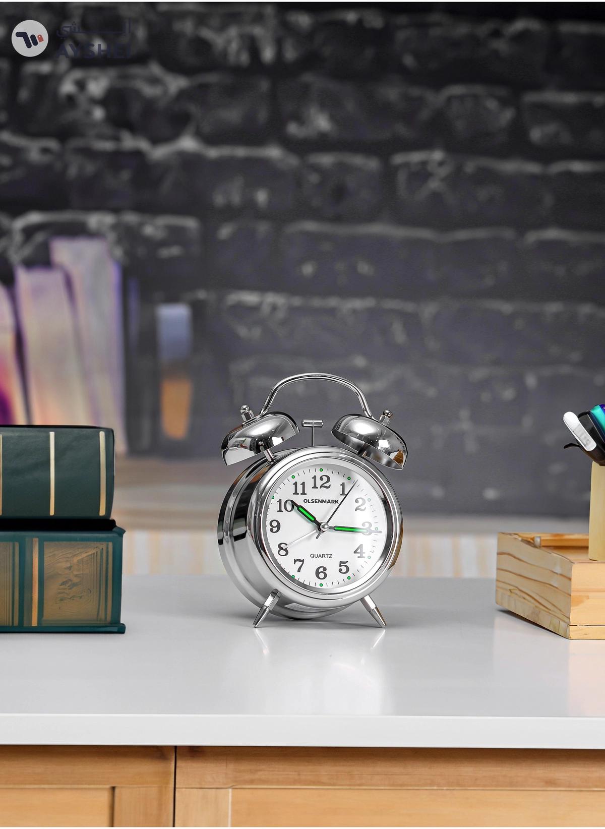 Olsenmark Twin Bell Alarm Clock-4-4