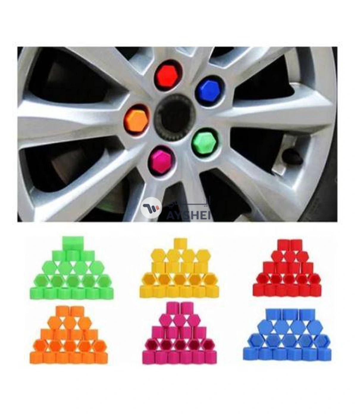 Bluelans 20-Piece Car Rim Exterior Bolt Cap-0-0