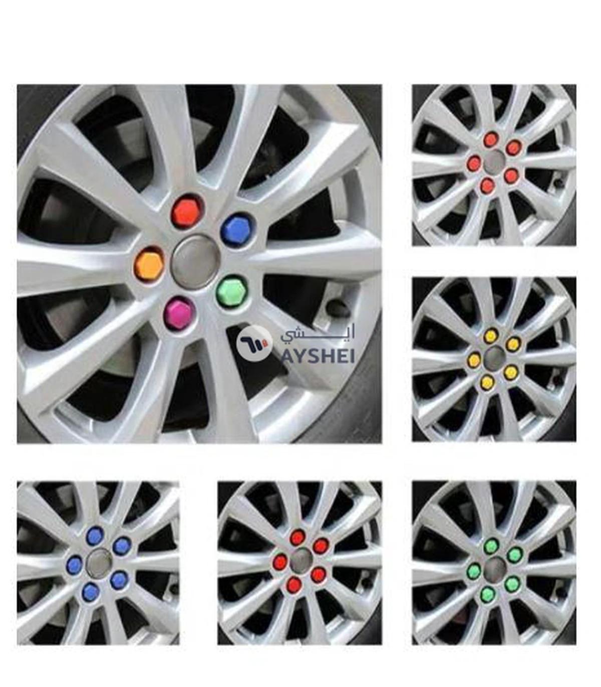 Bluelans 20-Piece Car Rim Exterior Bolt Cap-3-3