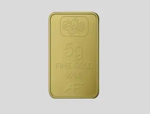 24K Gold Bar 5 gram Gold Bar Al Fardan UAE (999.9% Pure Gold)