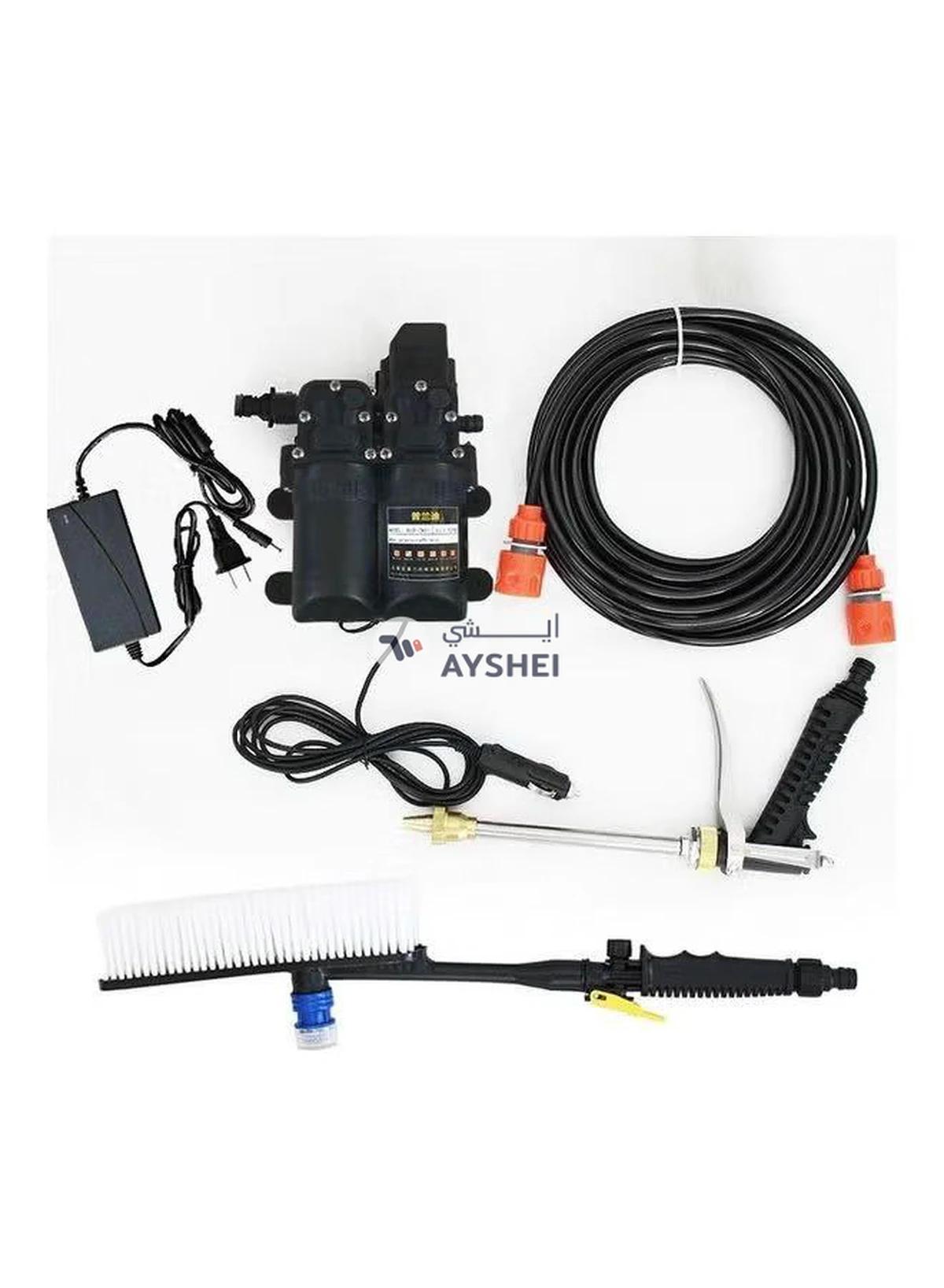 Generic Portable High Pressure Car Washer With Electric Clean Spray Gun Set Multicolour-1-1