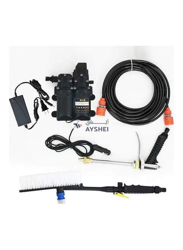 Generic Portable High Pressure Car Washer With Electric Clean Spray Gun Set Multicolour