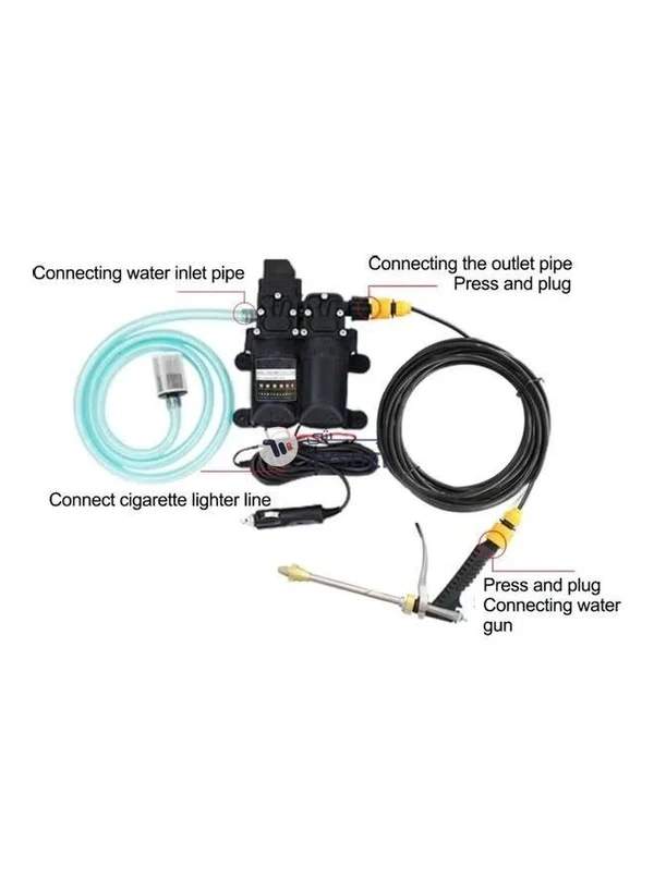 Generic Portable High Pressure Car Washer With Electric Clean Spray Gun Set Multicolour