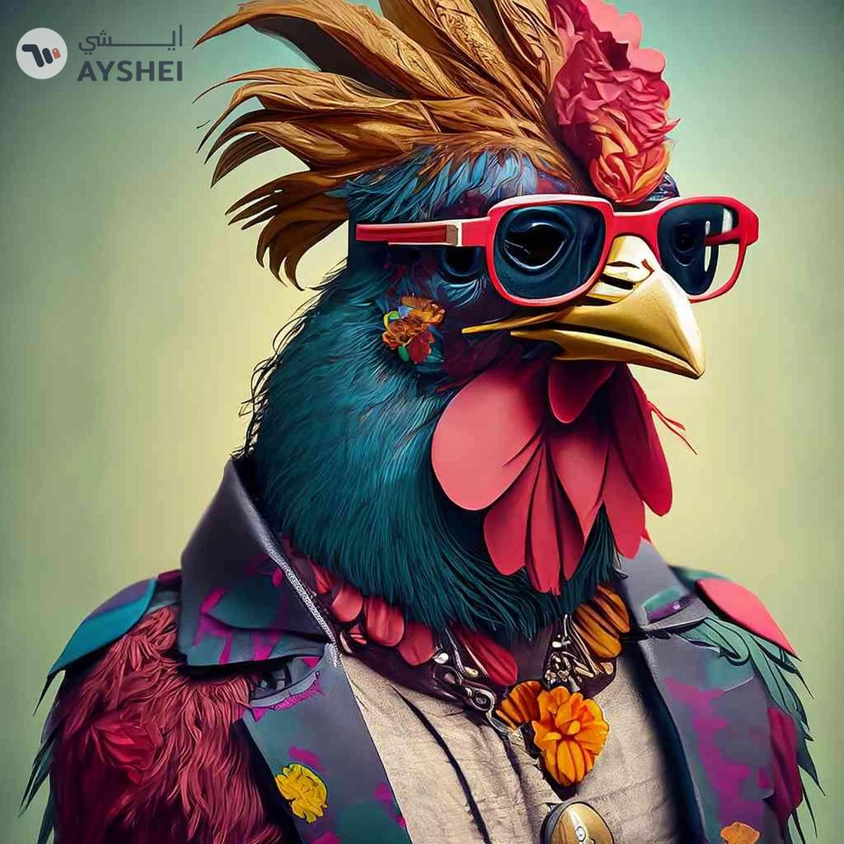 The Enigmatic Rooster-0-portrait