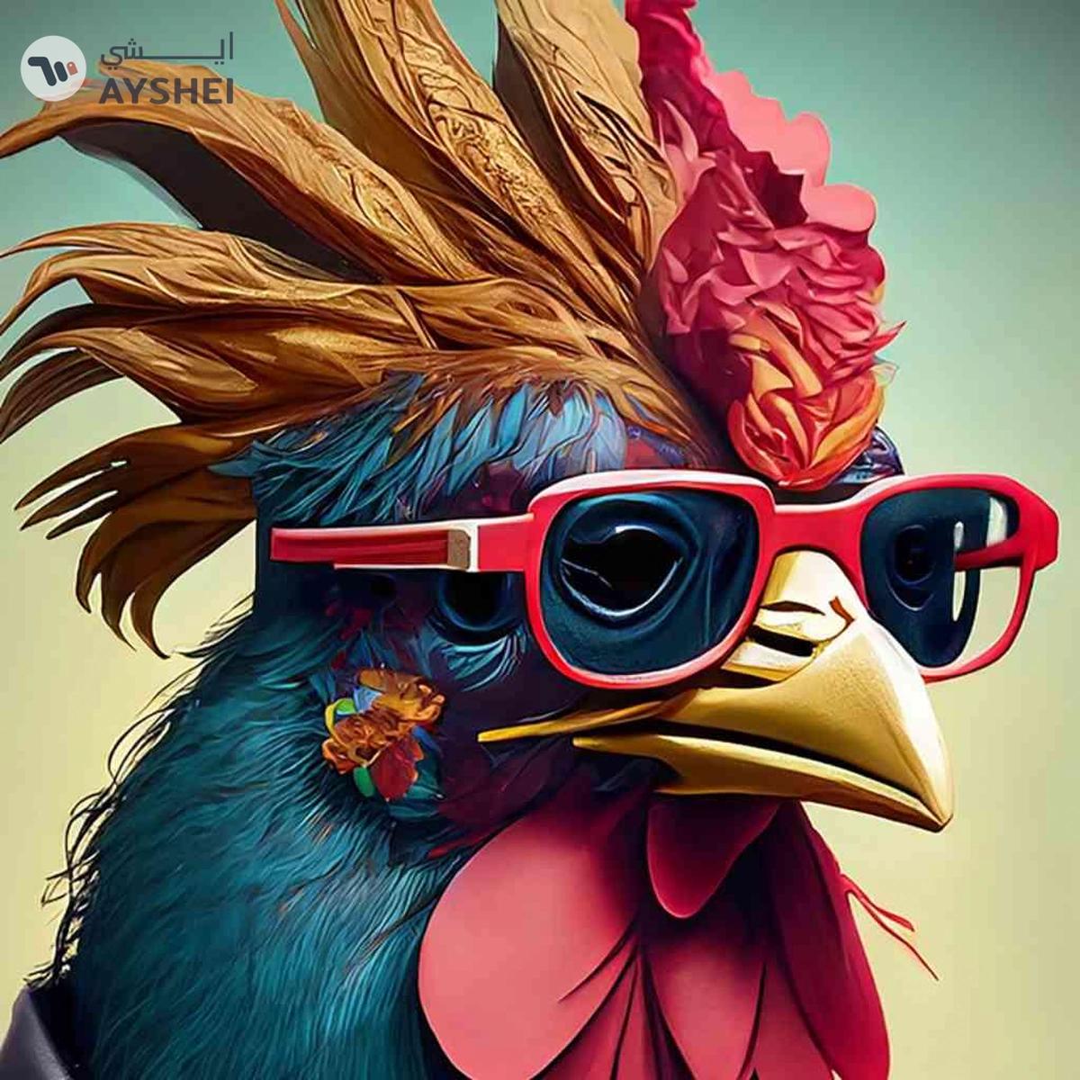 The Enigmatic Rooster-0-portrait