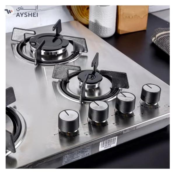 Olsenmark 2 In 1 Gas Hob OMCH1824 Silver/Black