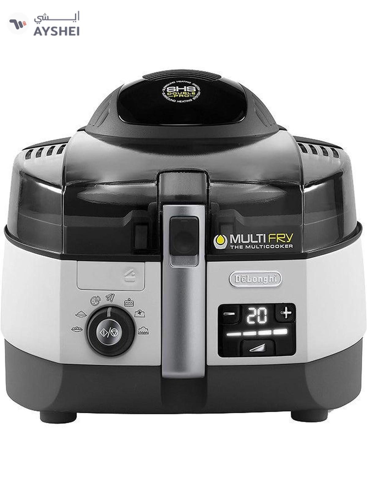 De'Longhi Multifry Extra Chef Low Oil Fryer Multicooker 1.7 kg 1400 W FH1394/1 Black-0-portrait