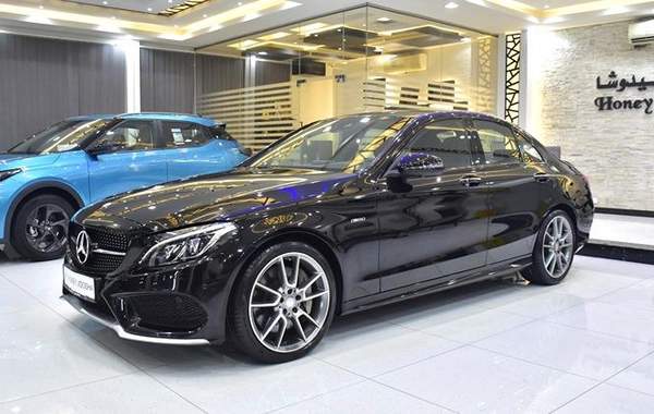 Mercedes Benz C450 4Matic ( 2016 Model ) in Black Color GCC Specs