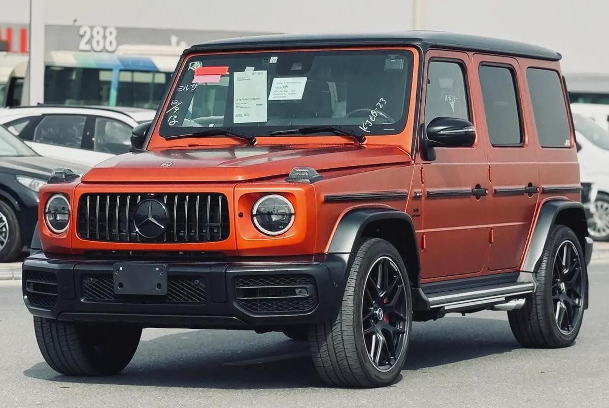 BENZ G63 AMG | ORANGE MAGNO | 2023 | DOUBLE NIGHT PACKAGE | MINT CONDITION | FRESH JAPAN IMPORT-0-0