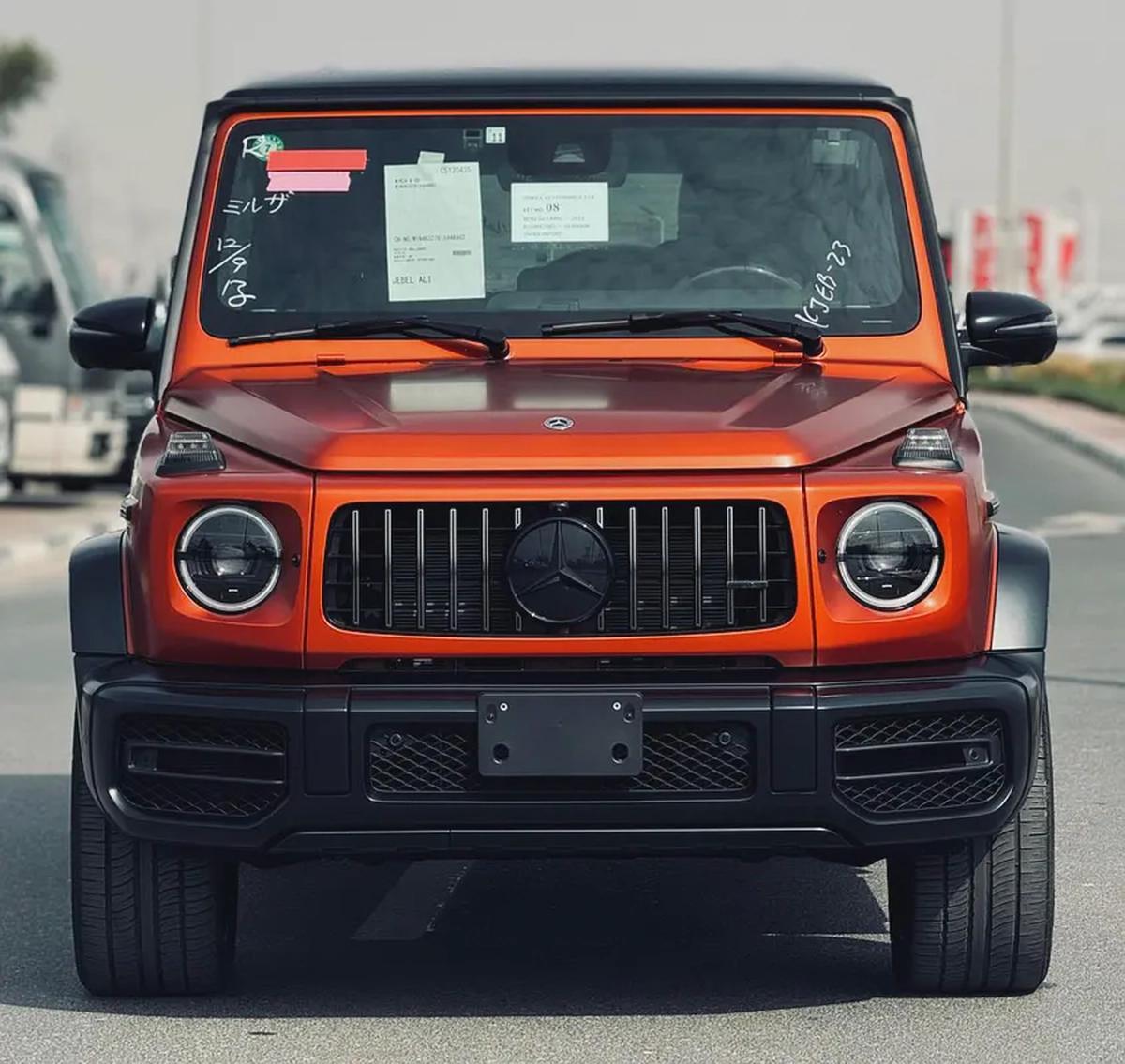 BENZ G63 AMG | ORANGE MAGNO | 2023 | DOUBLE NIGHT PACKAGE | MINT CONDITION | FRESH JAPAN IMPORT-1-1