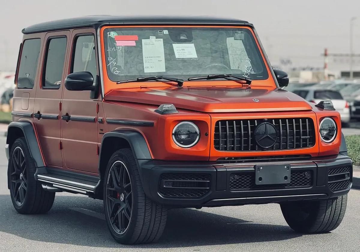BENZ G63 AMG | ORANGE MAGNO | 2023 | DOUBLE NIGHT PACKAGE | MINT CONDITION | FRESH JAPAN IMPORT-2-2