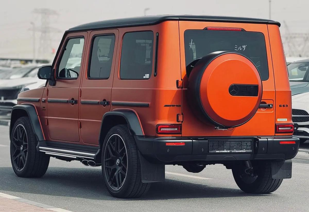 BENZ G63 AMG | ORANGE MAGNO | 2023 | DOUBLE NIGHT PACKAGE | MINT CONDITION | FRESH JAPAN IMPORT-3-3