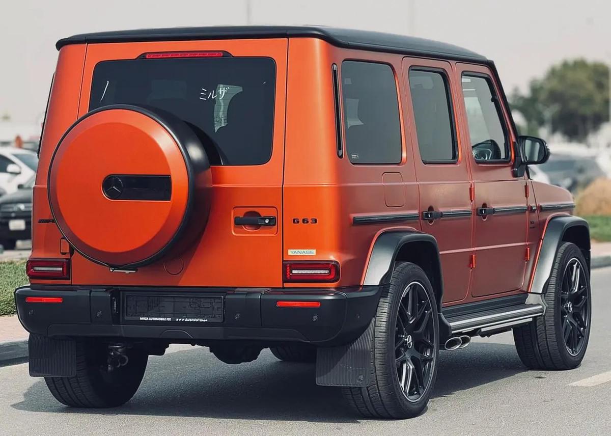 BENZ G63 AMG | ORANGE MAGNO | 2023 | DOUBLE NIGHT PACKAGE | MINT CONDITION | FRESH JAPAN IMPORT-5-5