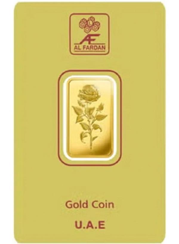 Al Fardan 24 Karat (999.9) 20grams Gold Bar - Variable Design