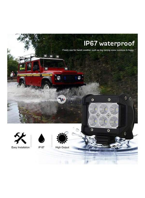 Generic 18W Flood Driving Fog Road Boat Driving LED Work Light SUV Lamp
