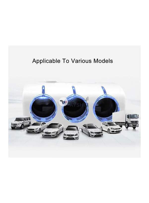 Generic Multi Functional Dual USB Car Charger White