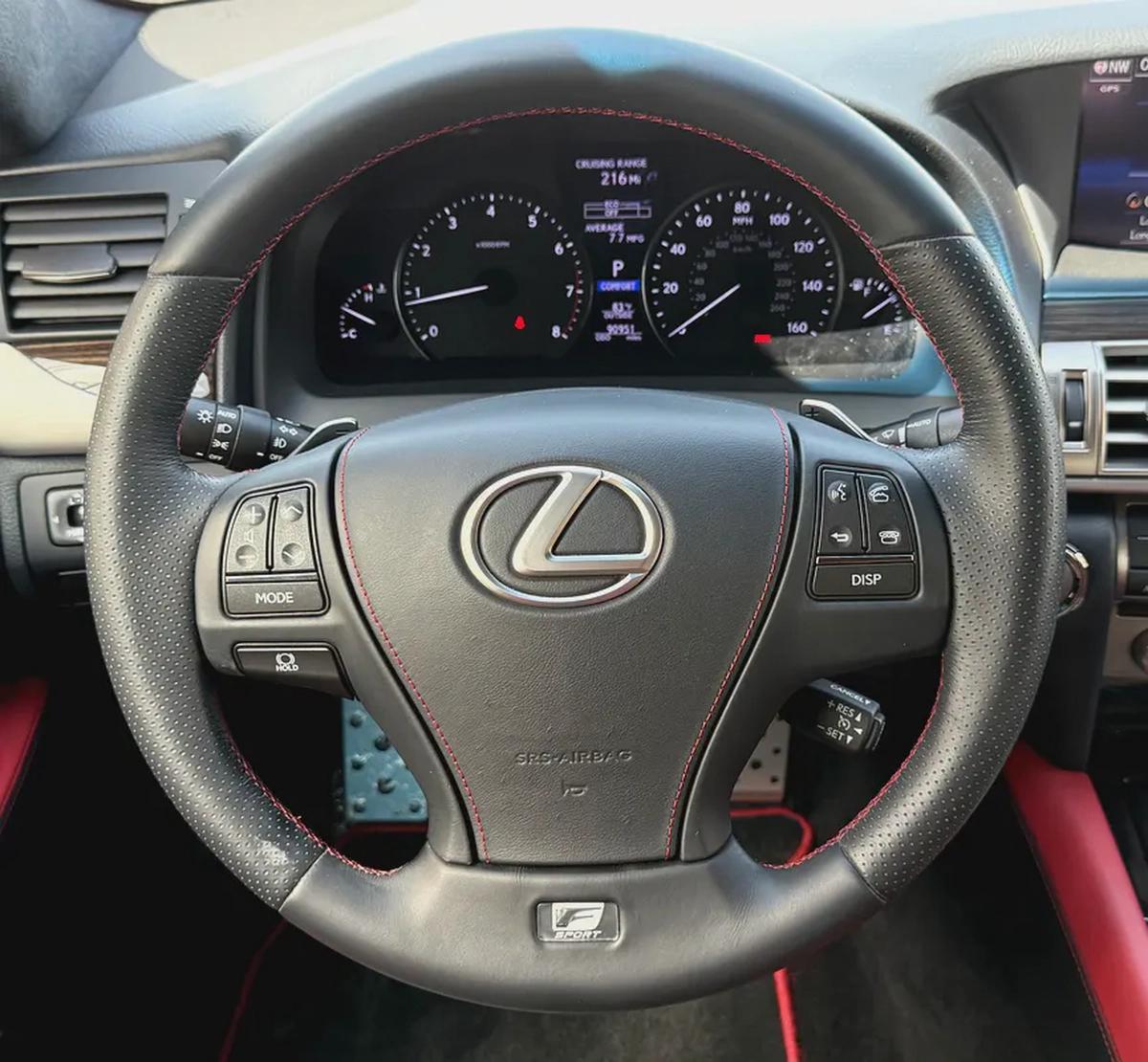 LEXUS - LS460 - F SPORT - CRAFTED LINE - V8 - 4,6L - AWD - AMERICAN SPECS VERY GOOD CONDITION-11-11