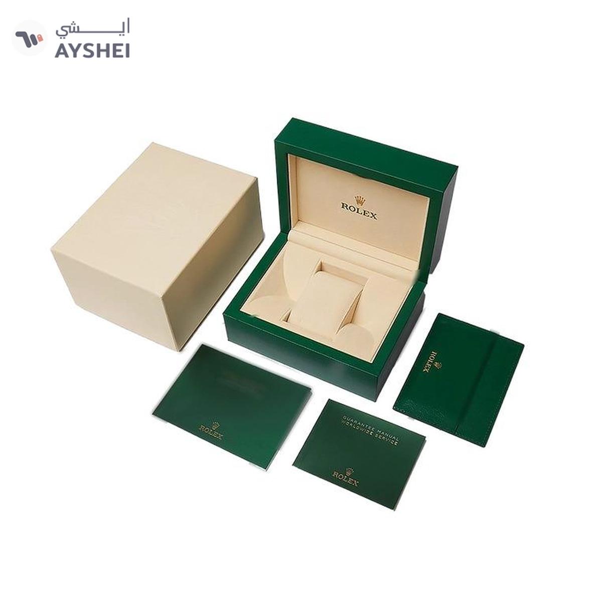 Rolex Datejust Green Index Dial 41mm-4-4