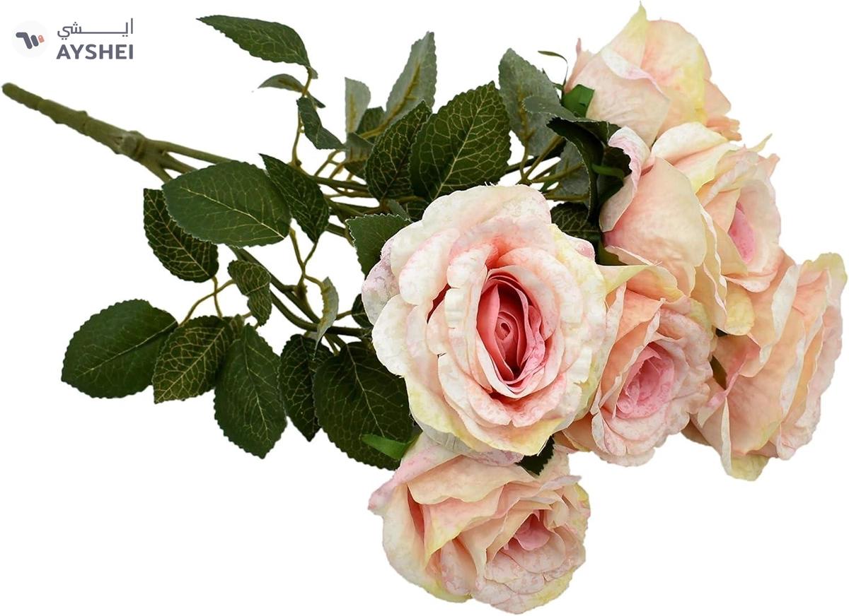 Yatai 7/Heads Luxury Silk Rose Flowers Artificial Plants For Home Bridal Wedding Party Decoration-0-landscape