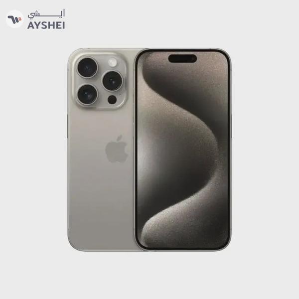 Renewed Apple iPhone 15 Pro Max Natural Titanium 256 GB -6 months exclusive warranty by Alpha Mobile