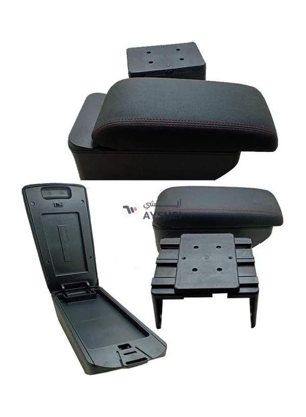 Generic Fast Charge USB Holes And Cables Wrapped Armrest Box