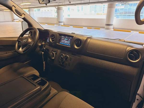Nissan Urvan NV350 6 Seater Manual 2023 Model GCC Specs With Service History In Perfect Condition