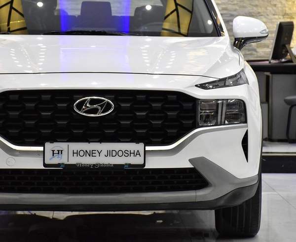 Hyundai SantaFe ( 2023 Model ) in White Color GCC Specs