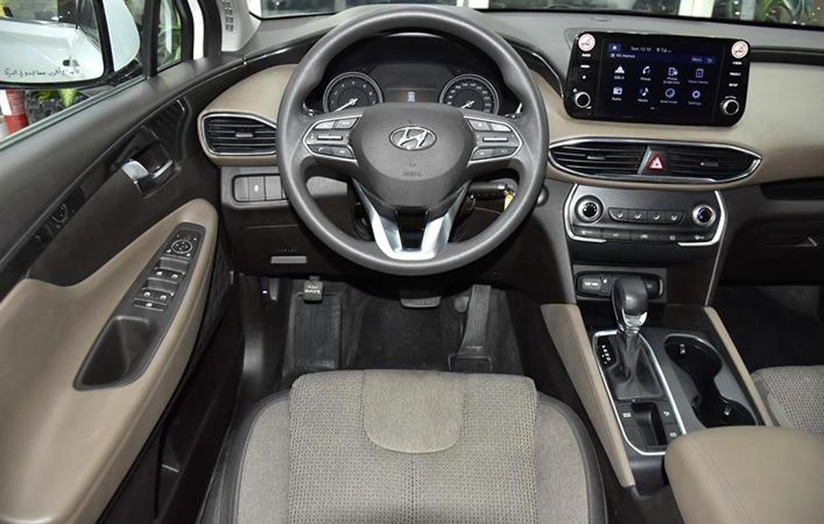 Hyundai SantaFe ( 2023 Model ) in White Color GCC Specs-8-8