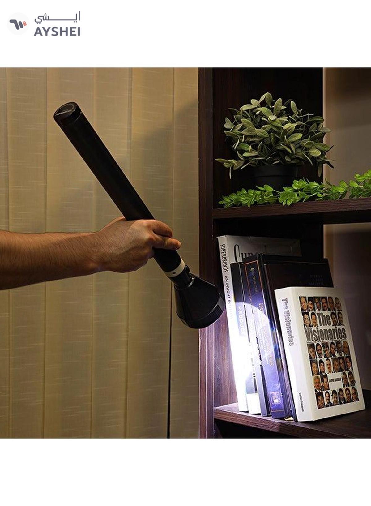 Olsenmark Rechargeable LED Flashlight Torch White-1-portrait