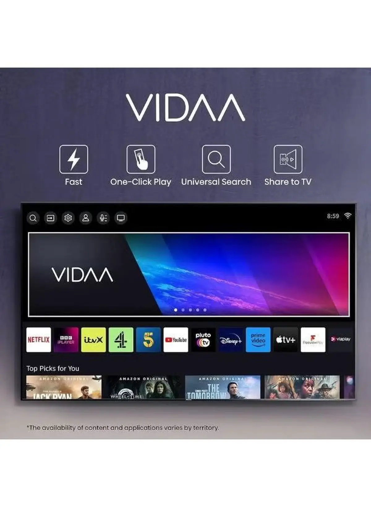 Hisense 43-Inch Full HD Smart LED TV | VIDAA OS, Bezel-less Design-4-4