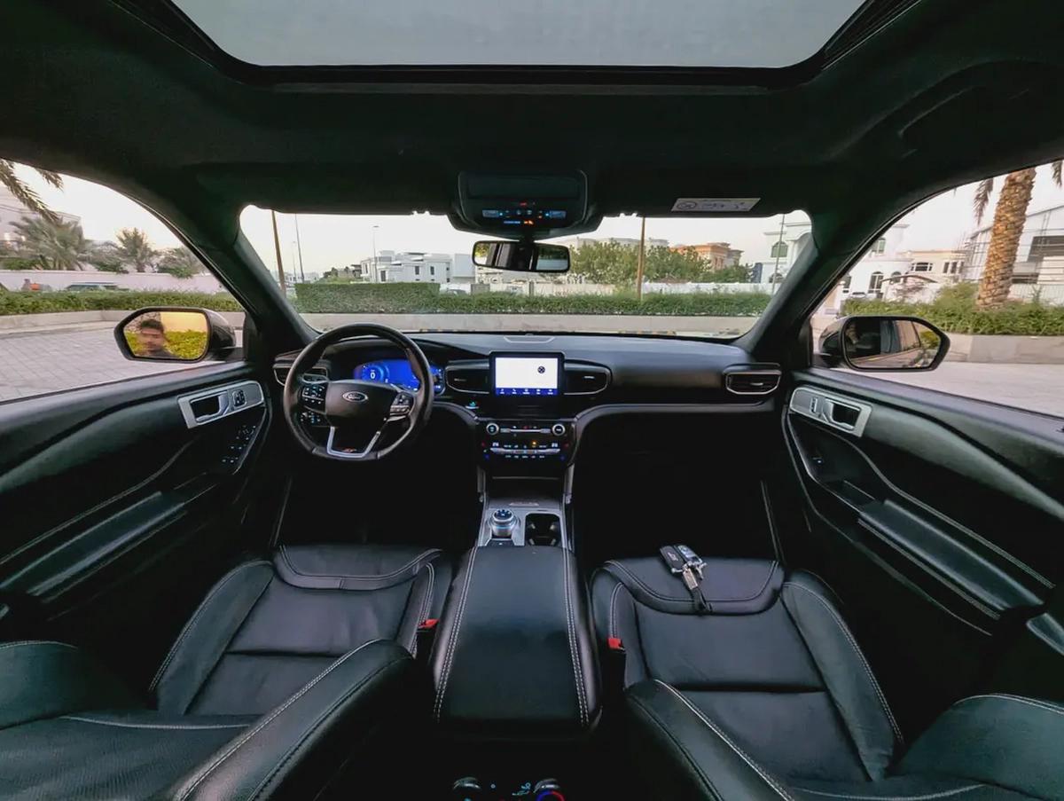 FORD EXPLORER 2021 ST FULL OPTION GCC ORIGINAL PAINT IN EXCELLENT CONDITION-2-2