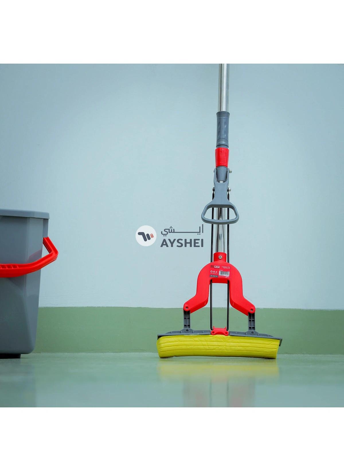 DELCASA Fold PVA Mop Unique Butterfly Squeezing Mechanism DC2460-2-2