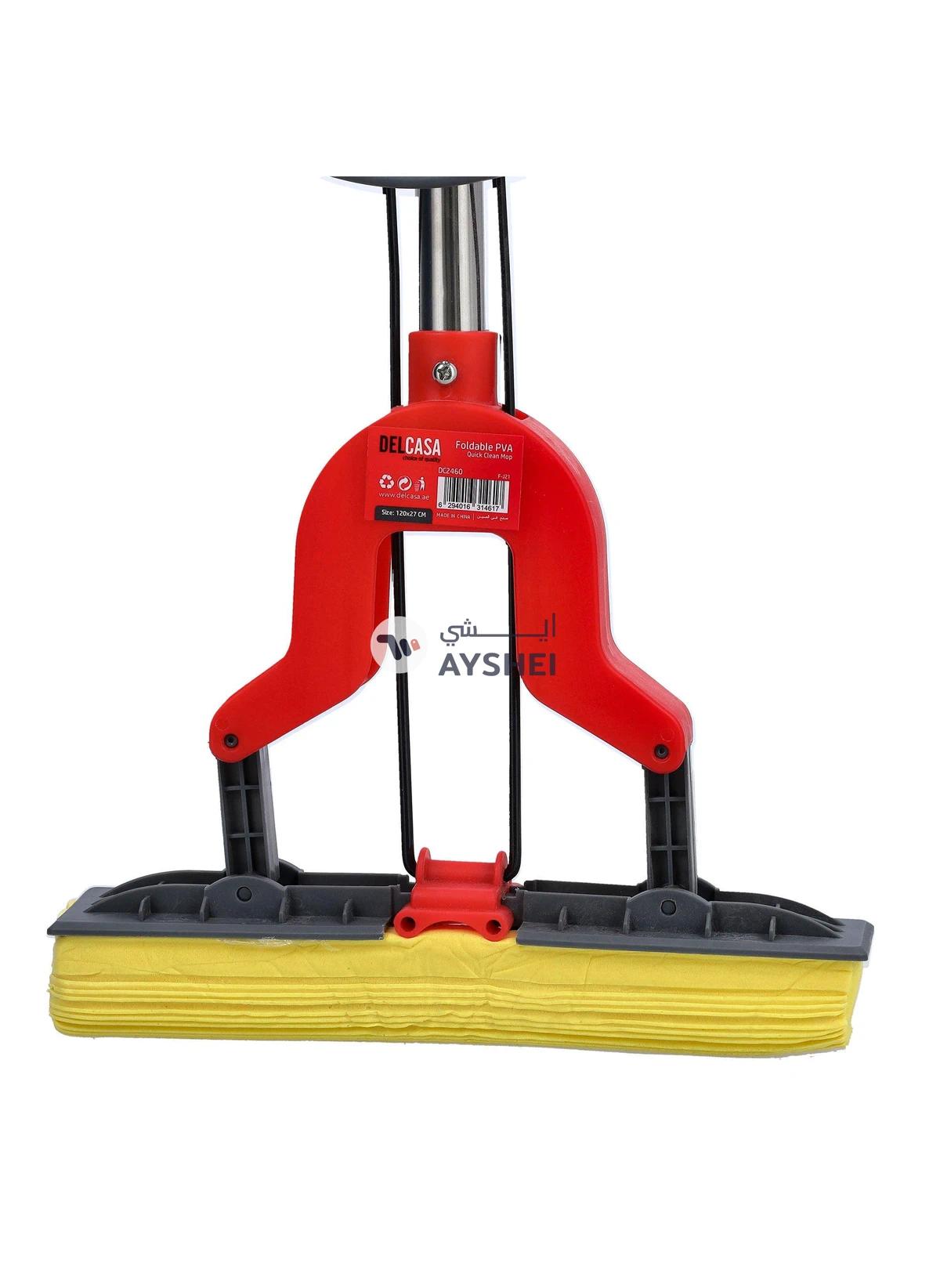 DELCASA Fold PVA Mop Unique Butterfly Squeezing Mechanism DC2460-6-6